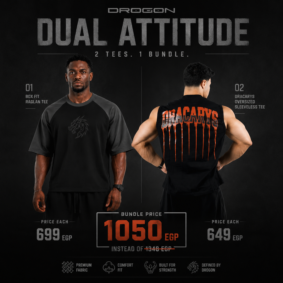 Dual Attitude — Box Fit Raglan + Dracarys
