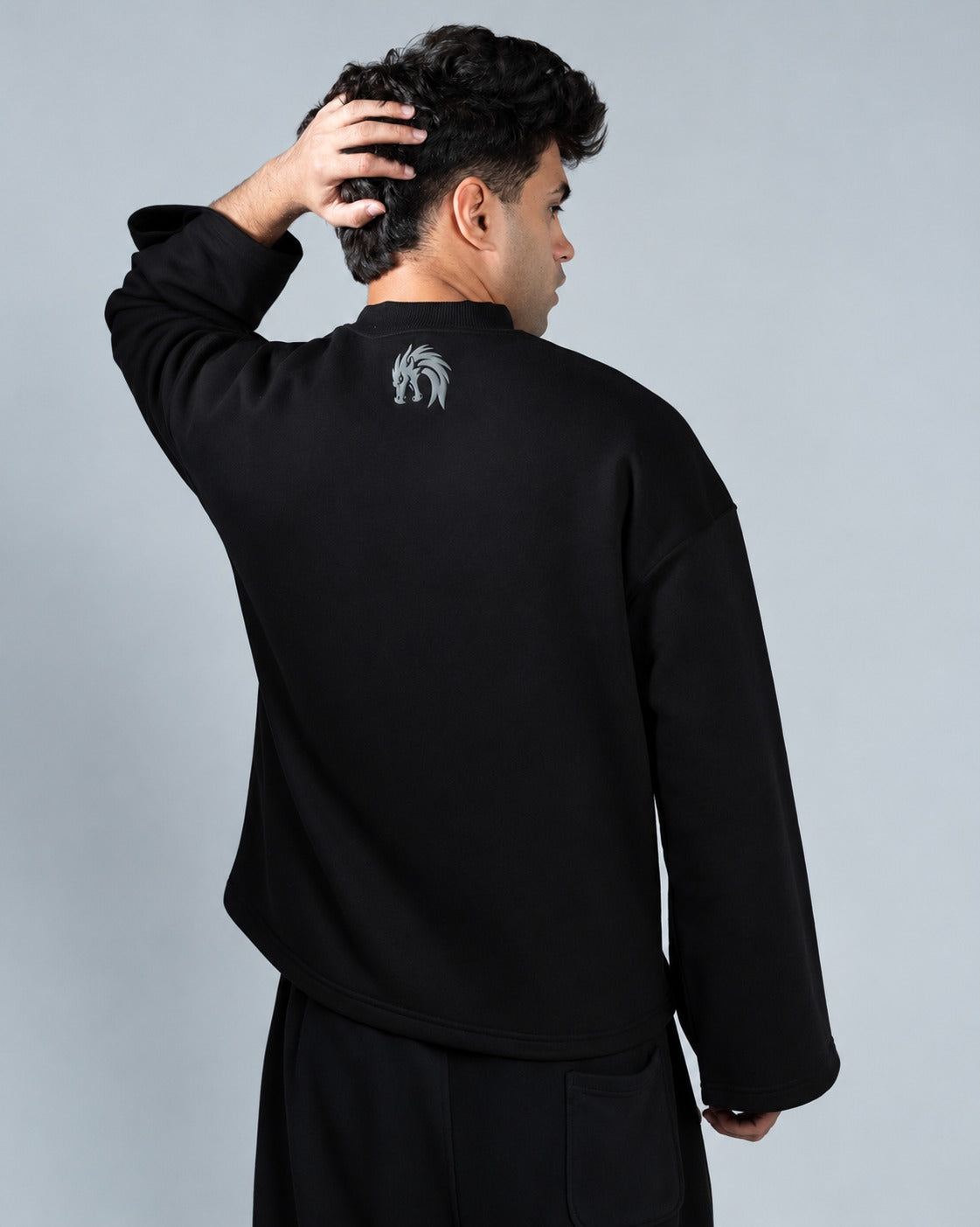 Oversized Henley Tee