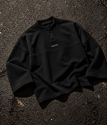Oversized Henley Tee