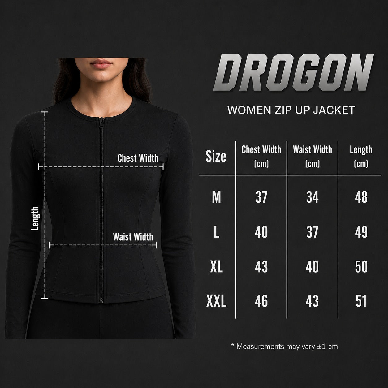 Women Zip Up Jacket