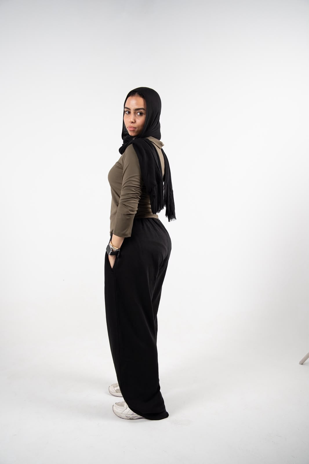 Classic Collared Long Sleeve Top