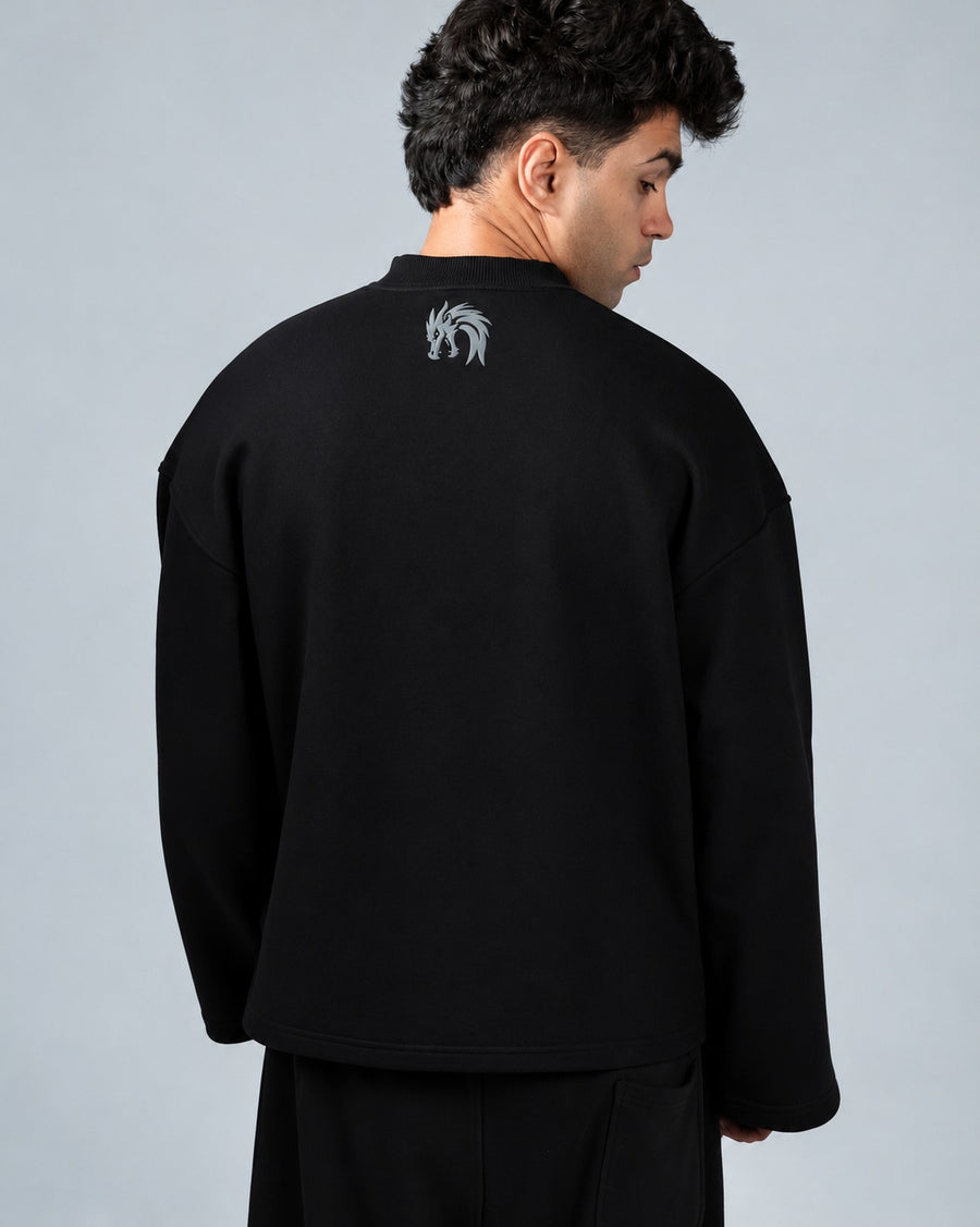 Oversized Henley Tee