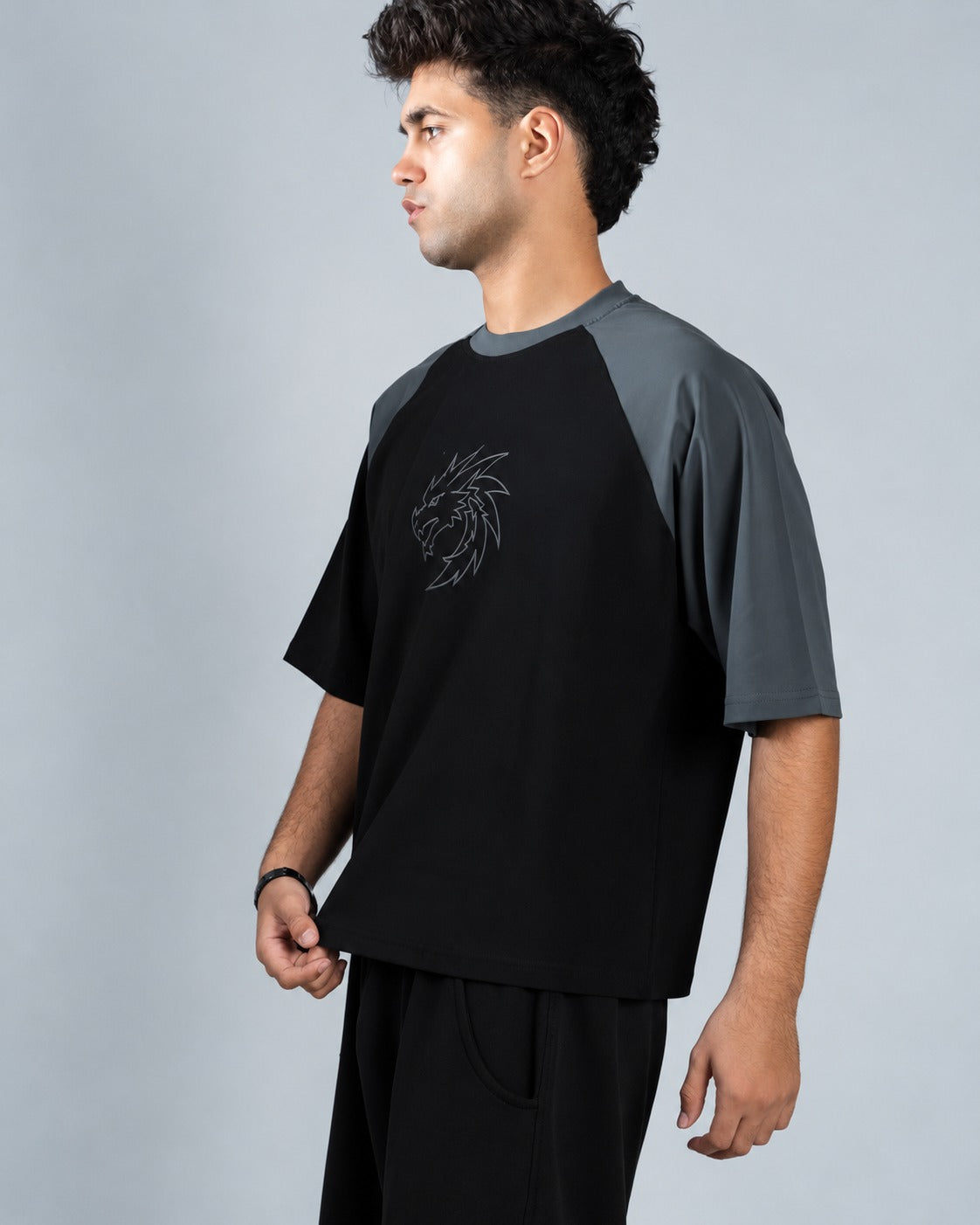 Box Fit Raglan Tee