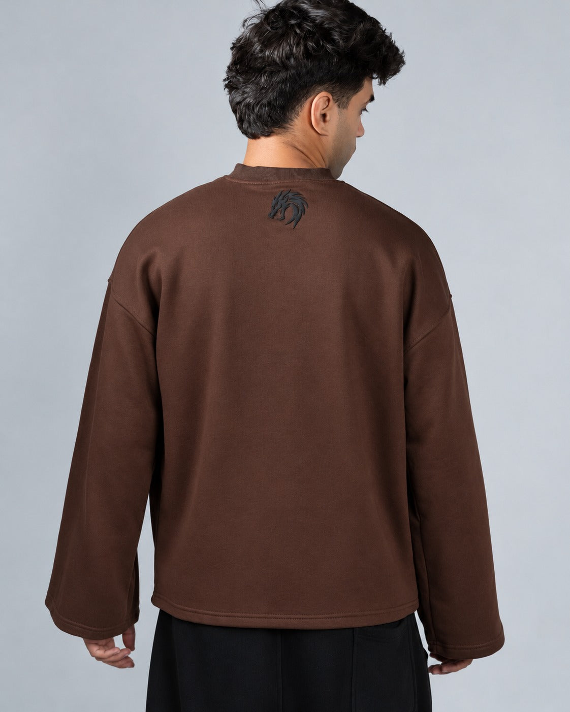 Oversized Henley Tee