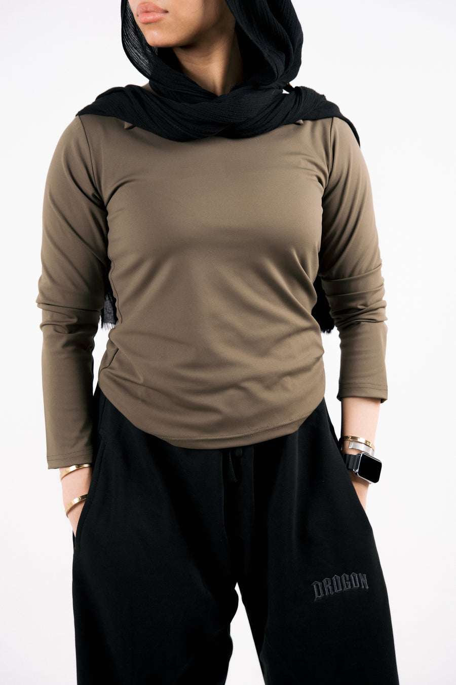 Classic Collared Long Sleeve Top